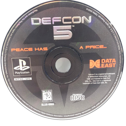 Defcon 5 (PlayStation, 1995) Long Box Version!