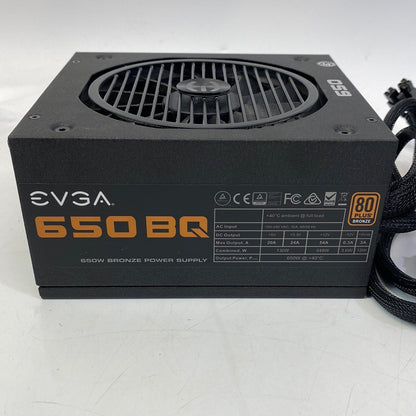 EVGA 650 BQ 80 Plus Bronze 650W Semi-Modular Power Supply