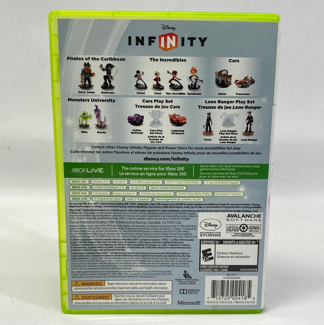 Disney Infinity (Microsoft Xbox 360, 2013) & Portal Base Pad INF-8032385