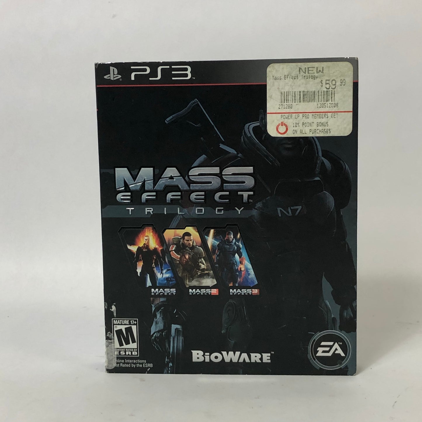 MASS EFFECT TRILOGY (SONY PLAYSTATION 3, 2012) CLEAN DISCS!