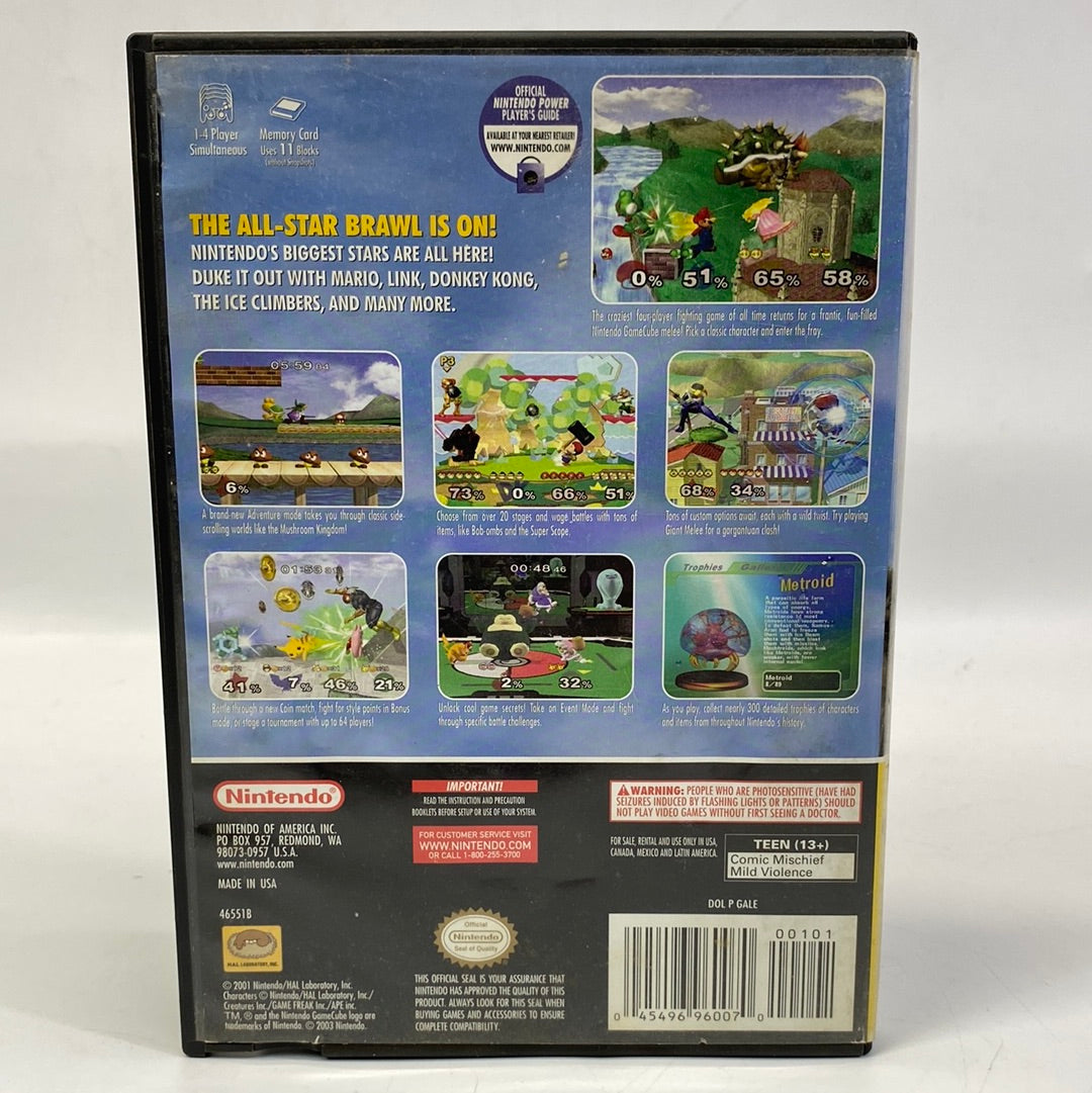 Super Smash Bros. Melee (Nintendo GameCube, 2003) Case Only
