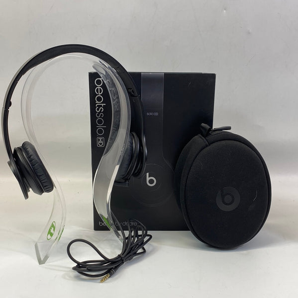 Beats By Dr. Dre Solo HD Black Wired Over Ear Headphones