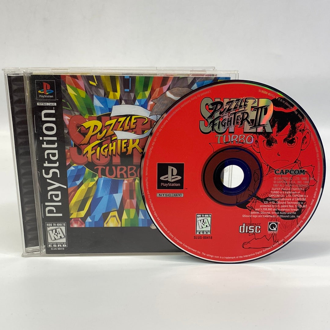 Super Puzzle Fighter II 2 Turbo (Sony PlayStation, 1996)