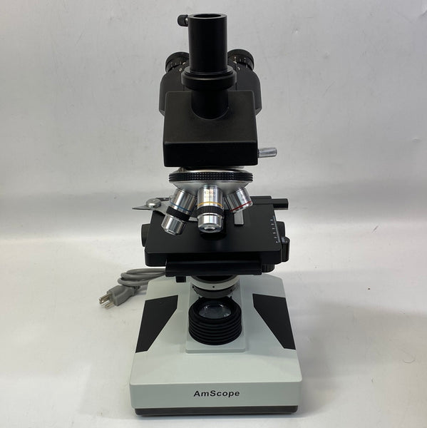 AmScope T490B Compound Trinocular Lab Microscope 40x-2000x T490B-DK