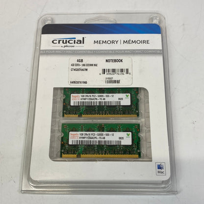 LOT OF 3 Crucial Kingston Hynix DDR2/DDR3 RAM Kits Bundle